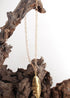 Boho Necklace, RH Copper Gold Leaf